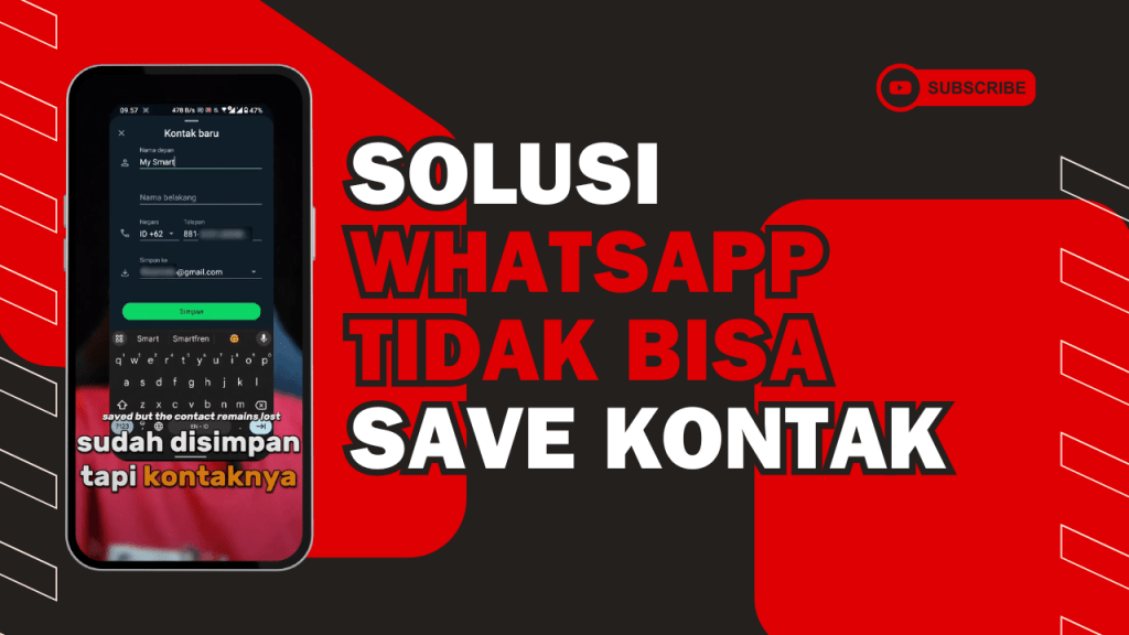 Solusi WhatsApp Tidak Bisa Menyimpan Kontak Baru di HP&nbsp;Android