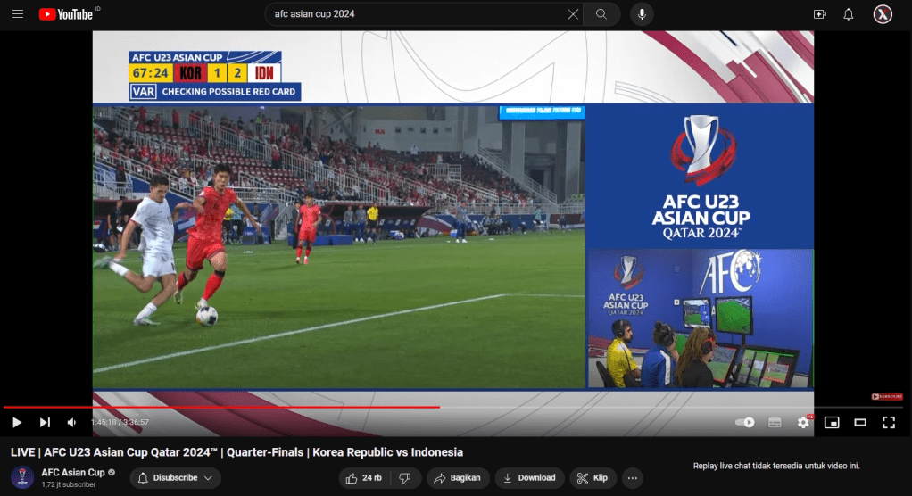 Cara Menonton AFC U23 di HP&nbsp;2024