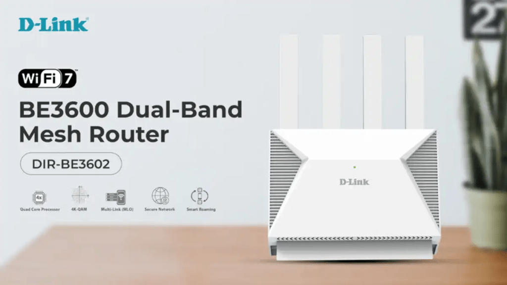 DIR-BE3602, Router Wifi 7 Baru Dari D-Link Buat Rumah Modern